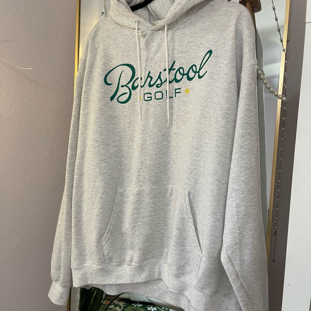 Barstool Golf Gray Hoodie